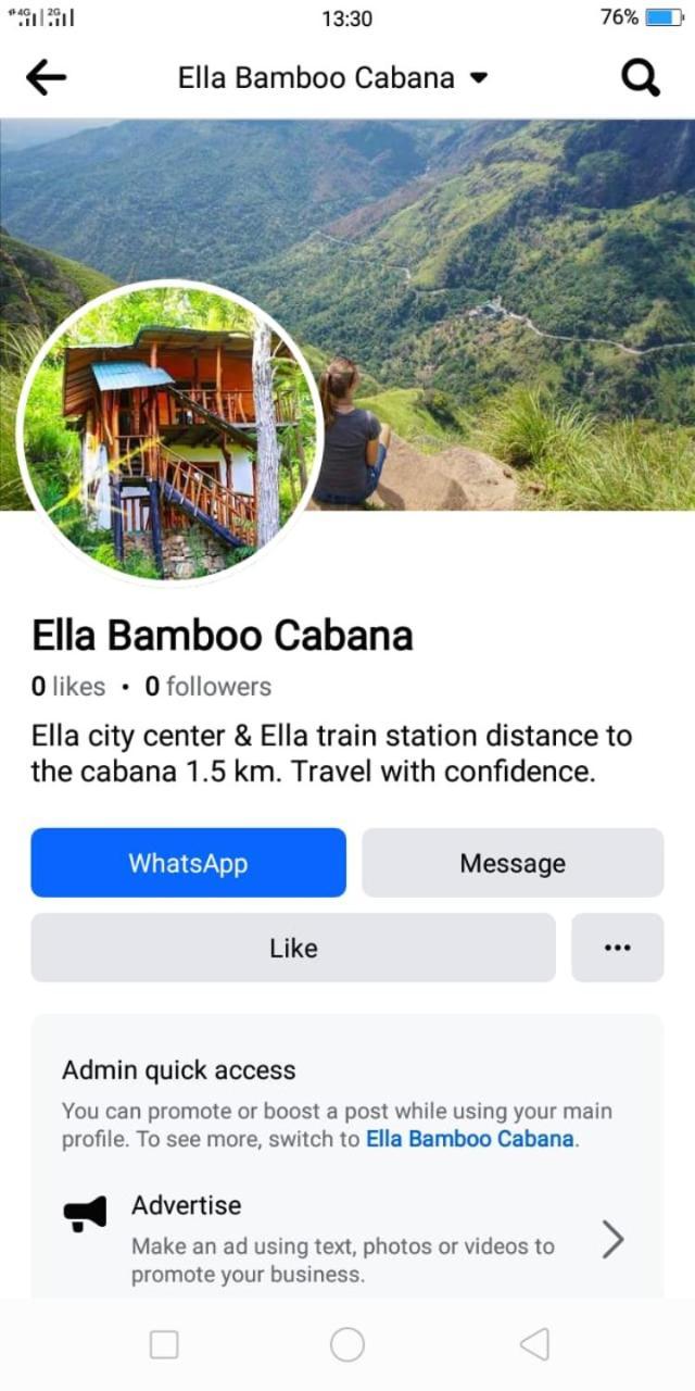 Ella Bamboo Cabana Екстериор снимка